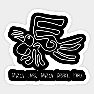 The Pelican, Nazca lines in Peru Sticker